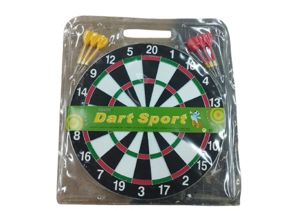 KIT JOGO DARDO COM PAINEL E 6 DARDOS