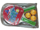 KIT TÊNIS DE MESA PING PONG 2 RAQUETES E 3 BOLAS SIMPLES