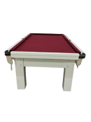 Mesa de Sinuca Elite FS Branca com Redinhas 2.20x1,20m.