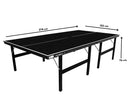 Tênis de Mesa Oficial Procópio MDF 15 mm Preta com pés em madeira