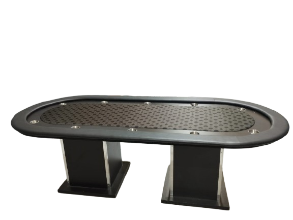 Mesa de Poker com Pista, Porta-copos e Borda acolchoada