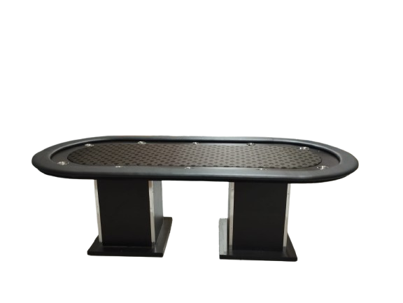 Mesa de Poker com Pista, Porta-copos e Borda acolchoada