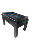 Mesa de Pebolim FS Preta Oficial com Ferros Embutidos com Gaveta