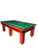 Mesa de Sinuca FS com Redinhas 2,35x1,35m com 6 Pés