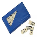 Domino Profissional De Osso Estojo Com 28 Peças 8mm