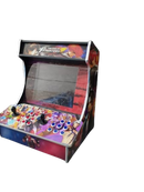 Máquina bartop arcade FS adesivada compacta com 4300 jogos e tela 21,5 polegadas sem pedestal - Fábrica da Sinuca