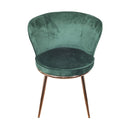 Cadeira Baco com base pintada de cobre