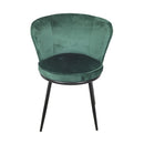 Cadeira Baco com base pintada de preto