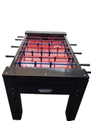 Mesa de Pebolim Preta  FS Oficial com Ferros Embutidos em Pinus