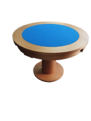 Mesa de Carteado Redondo com Gavetas