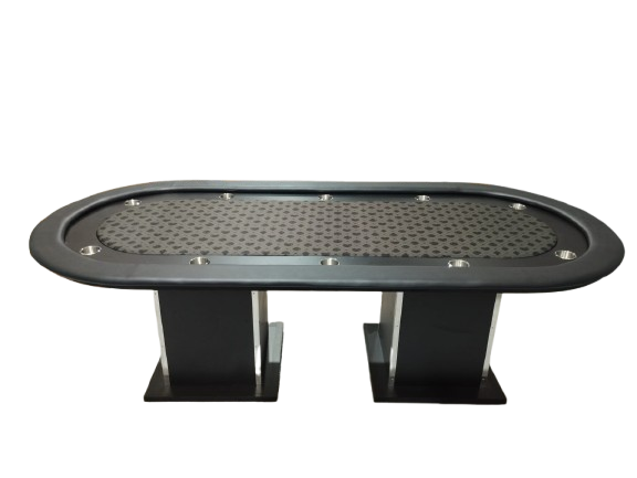 Mesa de Poker com Pista, Porta-copos e Borda acolchoada
