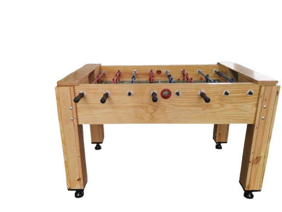Mesa de Pebolim FS Oficial com Ferros Embutidos em Pinus