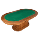 Mesa de Carteado Oval com Gavetas